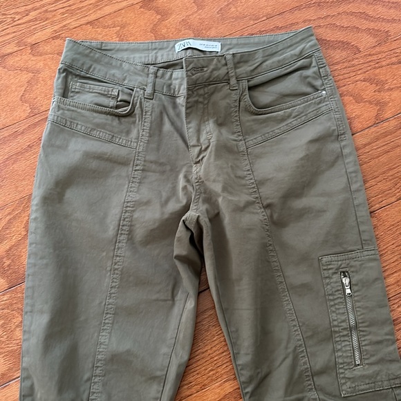 Green skinny pants from Zara - Picture 4 of 6